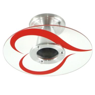 Imagem de Lustre Plafon De Sobrepor De Teto - Coração 1 - 1 Vidro