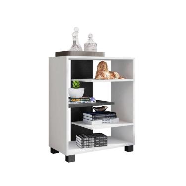 Imagem de Armário Luna Pequeno Para Escritório Multiuso 4 Prateleiras