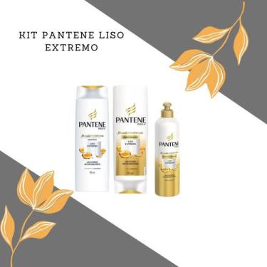 Imagem de Kit Shampoo+ Condicionador+ Mascara Pantene Liso Extremo