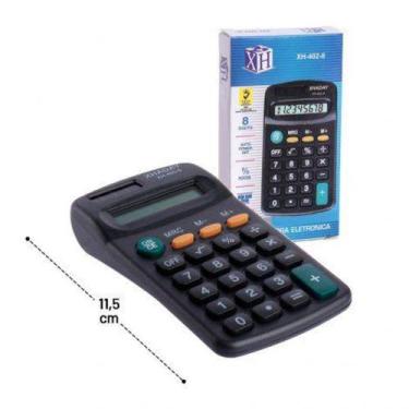 Imagem de Calculadora De Bolso 8 Dígitos Preto - Xhaday