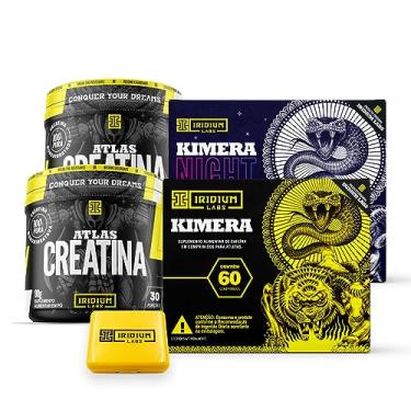 Imagem de Kit Kimera Thermo+ Kimera night + 2x Creatina Atlas 90g + Porta Caps - Iridium Labs
