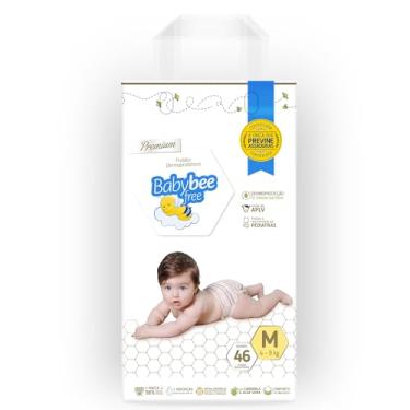 Imagem de FRALDA DERMOPROTETORA BABY BEE FREE MEGA TAMANHO M COM 46 UND POR R$ 59,99.