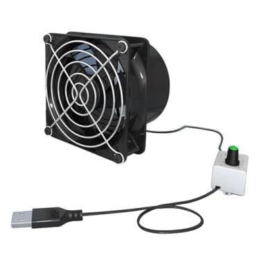 Imagem de Generic Exaustor de parede, silencioso, alta velocidade, galpões, iate, tubo, ventiladores para janela, banheiro, escritório, Ventilador Único