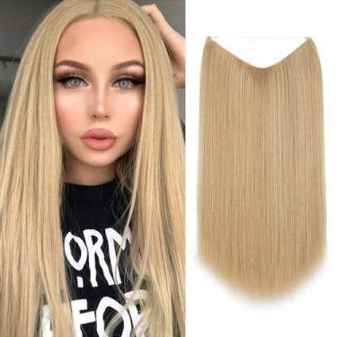 Imagem de Aplique de Cabelo Feminino Longo Liso Alongament Extensões de Cabelo para Mulheres (22, Modelo 08)