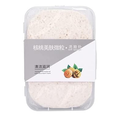 Imagem de 2 Peças De Esponja Facial Comprimida, Almofada De Esponja Cosmética Para Lavagem Esfoliante Esponjas Cosméticas De Spa E Esponjas Faciais De Limpeza Esponjas Cosméticas De Limpeza Facial Para Spa, Par