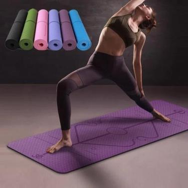 Imagem de Tapete Yoga Pilates Fitness Eva Ginástica 1,70X61,00X0,4 - Riossport M