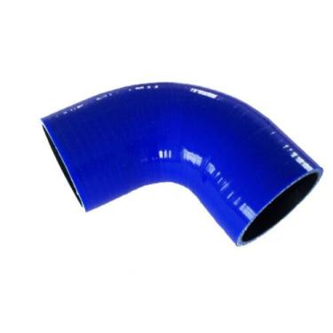 Imagem de JOIUYOLJ Mangueira de cotovelo de redução de 90 graus ID 2 a 5,7 cm (51 mm a 57 mm) para tubo de admissão de ar direto universal Turbo Intercooler reforçado 4 camadas 5,4 mm (90D-ID51-57)