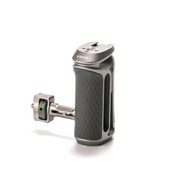 Imagem de Tilta Alça lateral Xeno para cineastas e câmeras - cinza titânio | Conexão segura e ajuda a evitar a rotação | Altura ajustável | Punho de silicone texturizado | Montagem fácil (1/10.2 cm -20 com