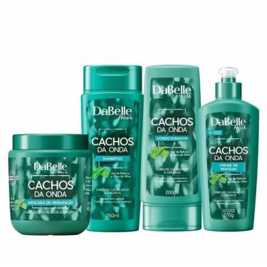 Imagem de Dabelle Cachos Da Onda Shampoo E Condicionador 425ml + Máscara Hidrata