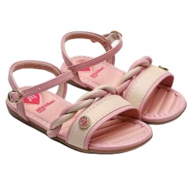 Imagem de Sandália Infantil Molekinha Logo Trança Menina - Rosa - 21