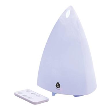 Imagem de Difusor de óleo essencial Pursonic Pursonic para aromaterapia e decoração de casa, mini umidificador ultrassônico compacto/purificador de ar com ionizador e luz de mudança de cor com controle remoto, 1 contagem
