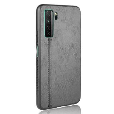 Imagem de Capa para celular Huawei Honor nova 7 SE Capa de celular Rugged Shield 360° Proteja seu telefone capa de couro liso para Huawei Honor nova 7 SE