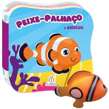 Imagem de Livro de banho - Conhecendo os animais - Peixe-palhaço + bichinho de banho luminoso