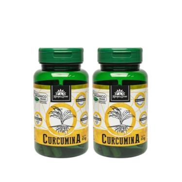 Imagem de Kit 2 potes Curcumina com Cúrcuma Orgânica 90cps - 600mg | Kampo de Ervas
