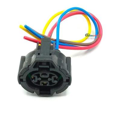 Imagem de Chicote plug Pressostato Ar condicionado Gol Saveiro ETE7853 - Rainha
