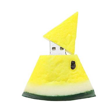 Imagem de 4 GB melancia modelo USB Flash Drive USB 3.0 dispositivo de armazenamento USB Flash Disk USB Drive USB 3.0 Memory Stick USB Stick U Disk Pen Drive USB Flash Memory USB Disk Data Storage - Amarelo