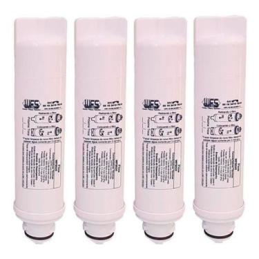 Imagem de Kit 4 Filtro Refil Purificador Midea Sensia E Liva Kfpna - WFS