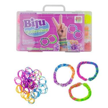 Imagem de Conjunto Biju Collection Elásticos Box Plus Fazer Pulseiras DMT6694 DM