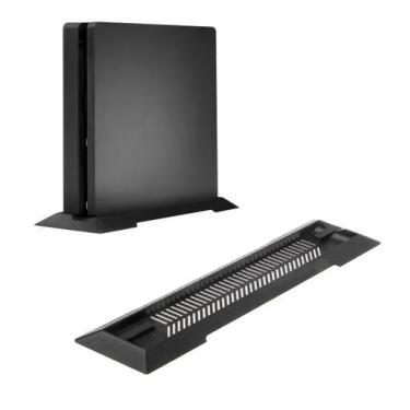 Imagem de Base Suporte Vertical Para Playstation 4 Slim Stand Preto - TechBrasil