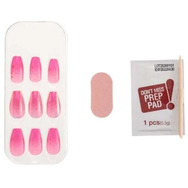 Imagem de Unha Postiça Autocolante Press&Go Pink Jelly Kiss