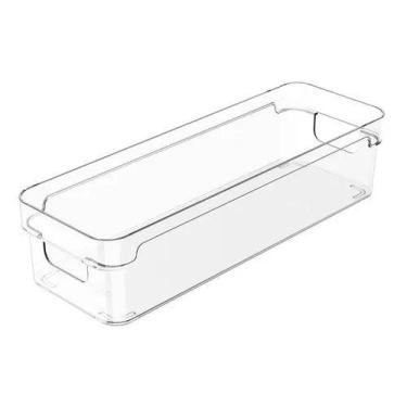 Imagem de Organizador De Armários Multiuso Cozinha Clear 30 X 10 X 7cm - OU, Tra