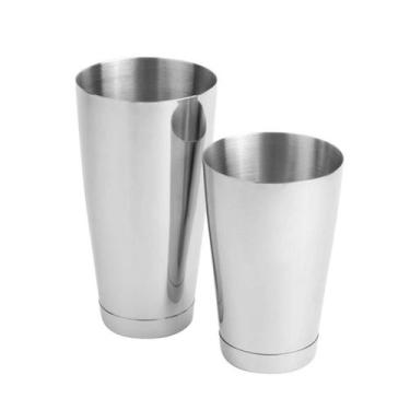 Imagem de Coqueteleira e Mini Tin em Inox 28/18oz 840/ 540ml - BarPro, Prata