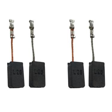 Imagem de Kit com 2 pares de Escova de Carvão para Esmerilhadeira Bosch GWS7-115