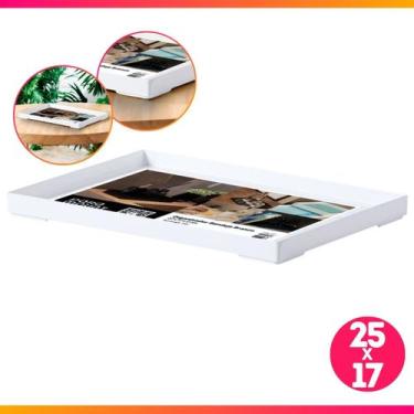 Imagem de Bandeja Acrilico Organizador Maquiagem Lavabo Banheiro Bares - Paramou