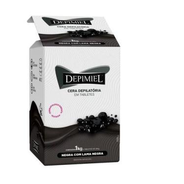 Imagem de Cera deo negra 1000g - 4 tabletes x 250g - Depimiel