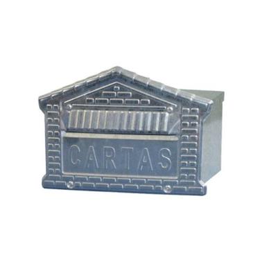 Imagem de Caixa de Correio Cartas Tijolinho Popular Embutir 15x21x12cm - Metal M
