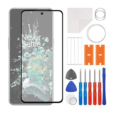 Imagem de SWARK Substituição da lente do painel externo de vidro frontal + OCA compatível com OnePlus 10T CPH2415, CPH2413, CPH2417 (sem tela LCD e digitalizador de toque) com kit de reparo