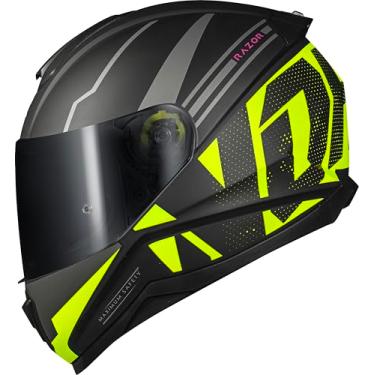 Imagem de Capacete Moto Masculino Fechado Norisk Razor Full Amarelo (62)