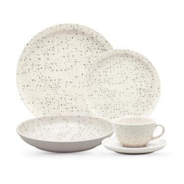 Imagem de Aparelho De Jantar 30 Peças Flat Chuvisco Oxford