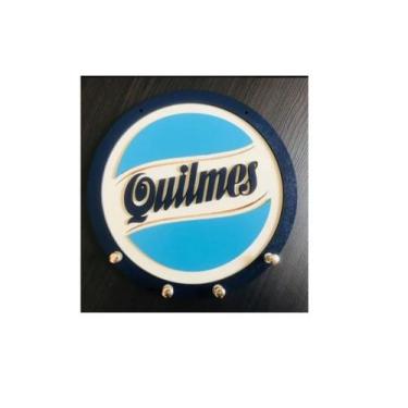 Imagem de Porta Chaves Madeira Mdf Não Esqueça Chaves Cerveja Quilmes - Casa Nob
