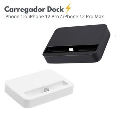 Imagem de Base  Dock  Carregador Para Iphone 12/ Iphone 12 Pro/ Iphone 12 Pro Ma