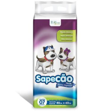 Imagem de Tapete Higiênico Sapecão  80x60cm C/7 Unidades - PetHome