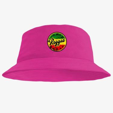 Imagem de Chapéu Bucket Hat Estampado Reggae - MP Moda Masculina, Único, Pink