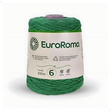 Imagem de Barbante EuroRoma Colorido N 6  600g 610m, Verde Bandeira
