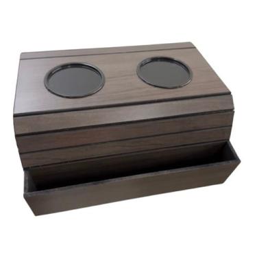 Imagem de Esteira Suporte Copos E Controle Remoto Tabaco. - MA Sorprezo