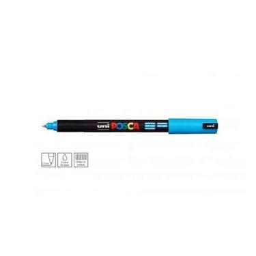 Imagem de Caneta Posca PC-1MR 0,7mm Azul Claro - 01 unidade - Uni Posca