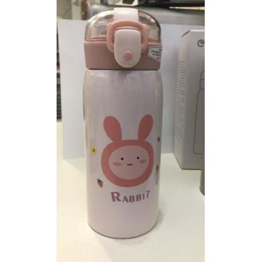 Imagem de Garrafinha Termica Infantil Inox Canudo Trava e Alca Squeeze - Vi Mult