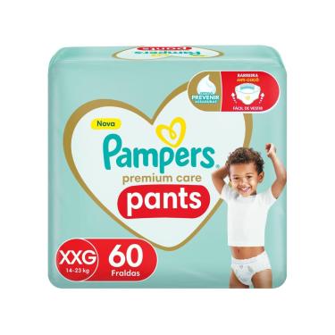 Imagem de Fralda Pampers Premium Care Pants Calça Tam. Xxg Xxg