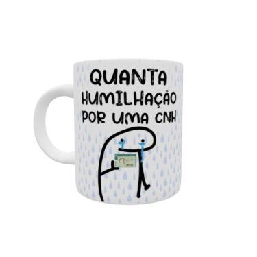 Imagem de Caneca de Cerâmica Branca Personalizada - Quanta Humilhação Por uma CN