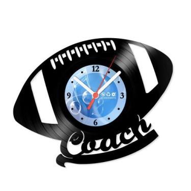 Imagem de Relógio De Parede Disco Vinil Esportes - Futebol Americano - VES-012 -