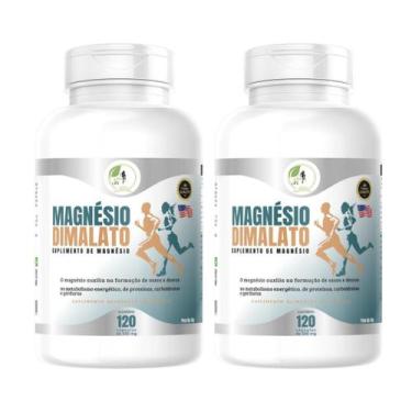 Imagem de Kit C/2 Magnésio Dimalato 120 Capsulas - Fits Life - Fits Life 