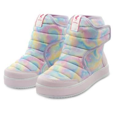 Imagem de Bota infantil Gatatuya Menina Poliéster Inverno Colorida, Colorido, Me