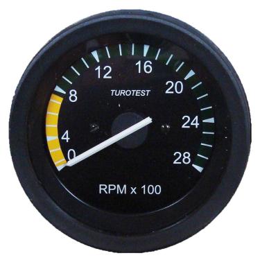 Imagem de Tacometro 12v 85mm Universal 1200 Rpm Tu301236