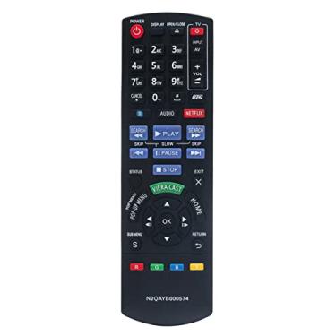 Imagem de Substituição do controle remoto N2QAYB000574 para leitor de discos Blu-Ray Panasonic DMP-BDT110 DMP-BDT215 DMP-BDT310 DMP-BDT210 DMPBDT210 DMPBDT110 DMPBDT215 DMPBDT310