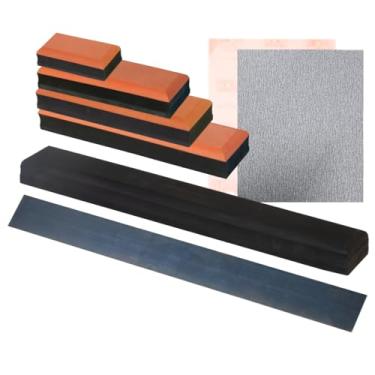 Imagem de Pintando Carro, 5 Tacos Lixador Manual De Eva E Régua E Duas Lixas Adesivas Quantidade de cascalhos:0;Cor:Laranja