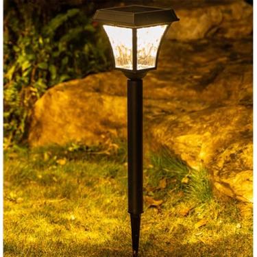 Imagem de Lâmpada de gramado solar ao ar livre contemporânea à prova d 'água Villa Jardim Pátio Bairro Residencial Bairros Lâmpada de gramado (Estilo 23 H72CM Solar 1PCS)